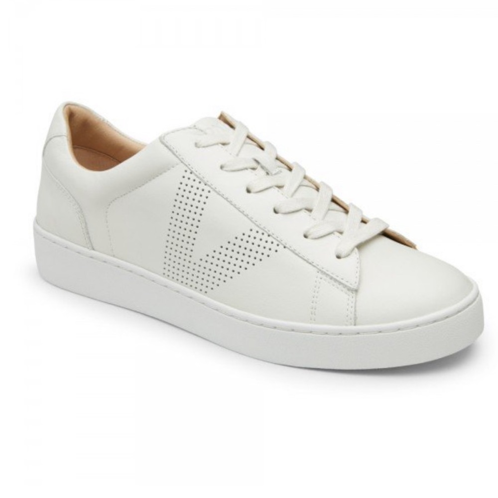 Vionic Honey White Leather Sneakers 9